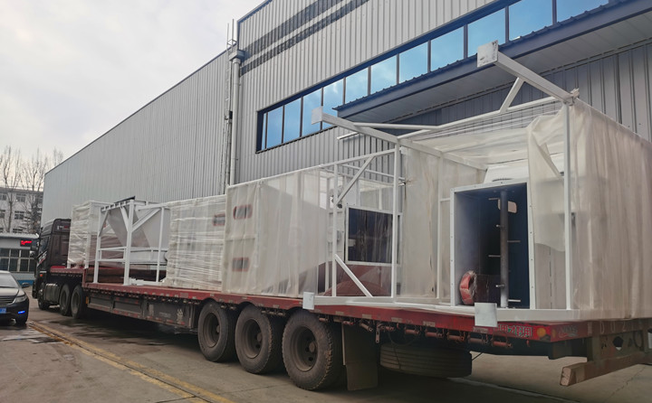 生物質香蕉福利导航生產線裝車完成，準備發貨